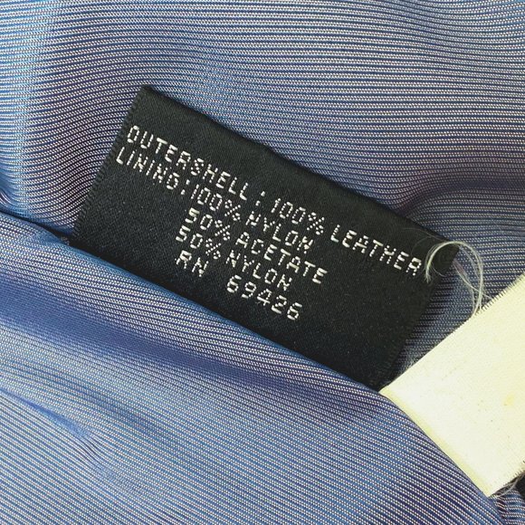 Y2K Womens Leather Jacket 90s era Wilsons MAXIMA Clueless Luxury Showstopper - Picture 8 of 12